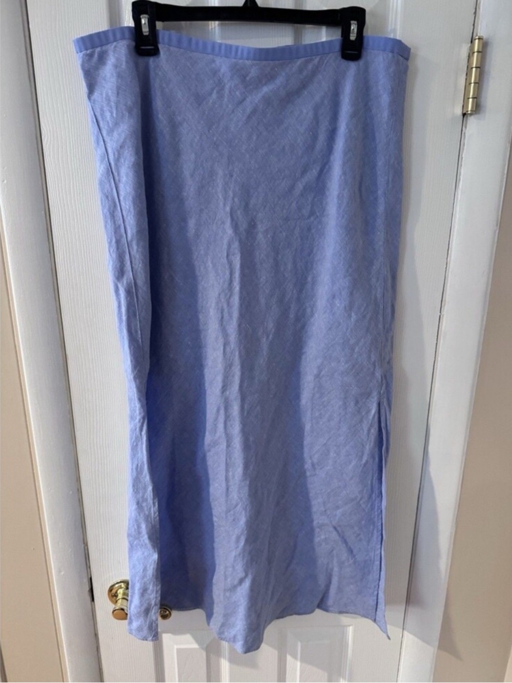 NWT J. Crew Women's Gwyneth Slip Skirt in Linen Size XL - Picture 5 of 9